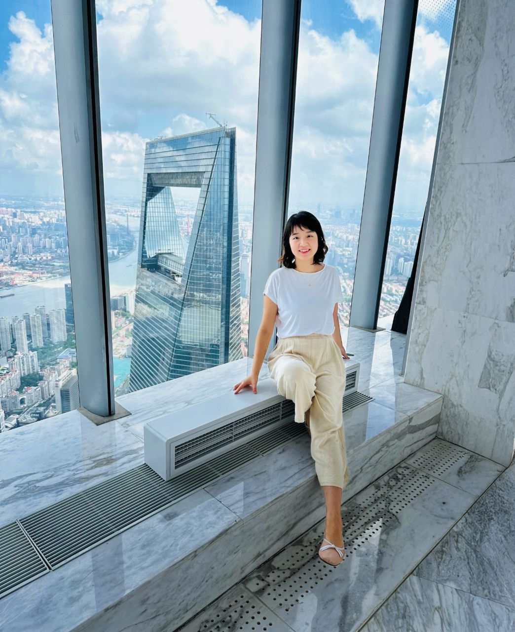 Anna Ma im Shanghai Tower Anna Ma im Shanghai Tower